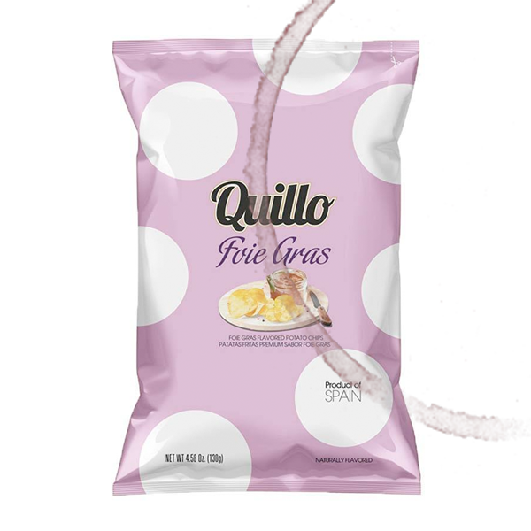 Quillo - Chips foie gras 130 gram