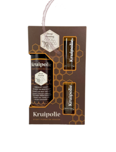  Kruipolie drop en honing giftpack 0,5 ltr met 2 glaasjes