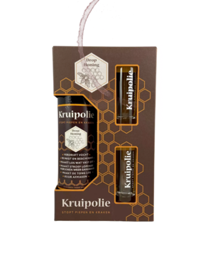  Kruipolie drop en honing giftpack 0,5 ltr met 2 glaasjes