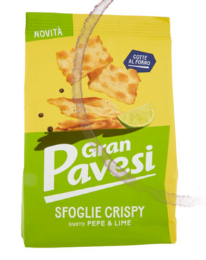 Gran Pavesi crackers Gusto Pepe e Lime