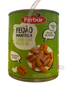  Ferbar Feijao Manteiga Cozido com Pouco Sal