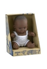 Miniland Miniland Babypop Afrikaanse Jongen 21cm