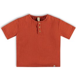 The New Chapter The  New Chapter Woven Mousseline Tee Warm Brick