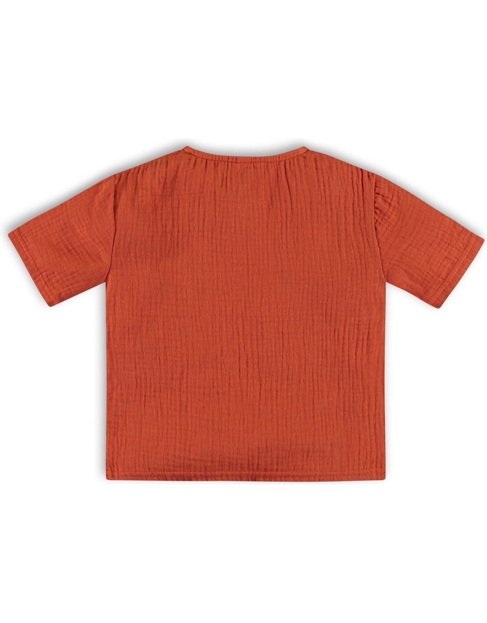 The New Chapter The  New Chapter Woven Mousseline Tee Warm Brick