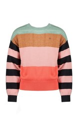 NONO Nono KesB Knitted Sweater Block Stripes Winter Smaragd