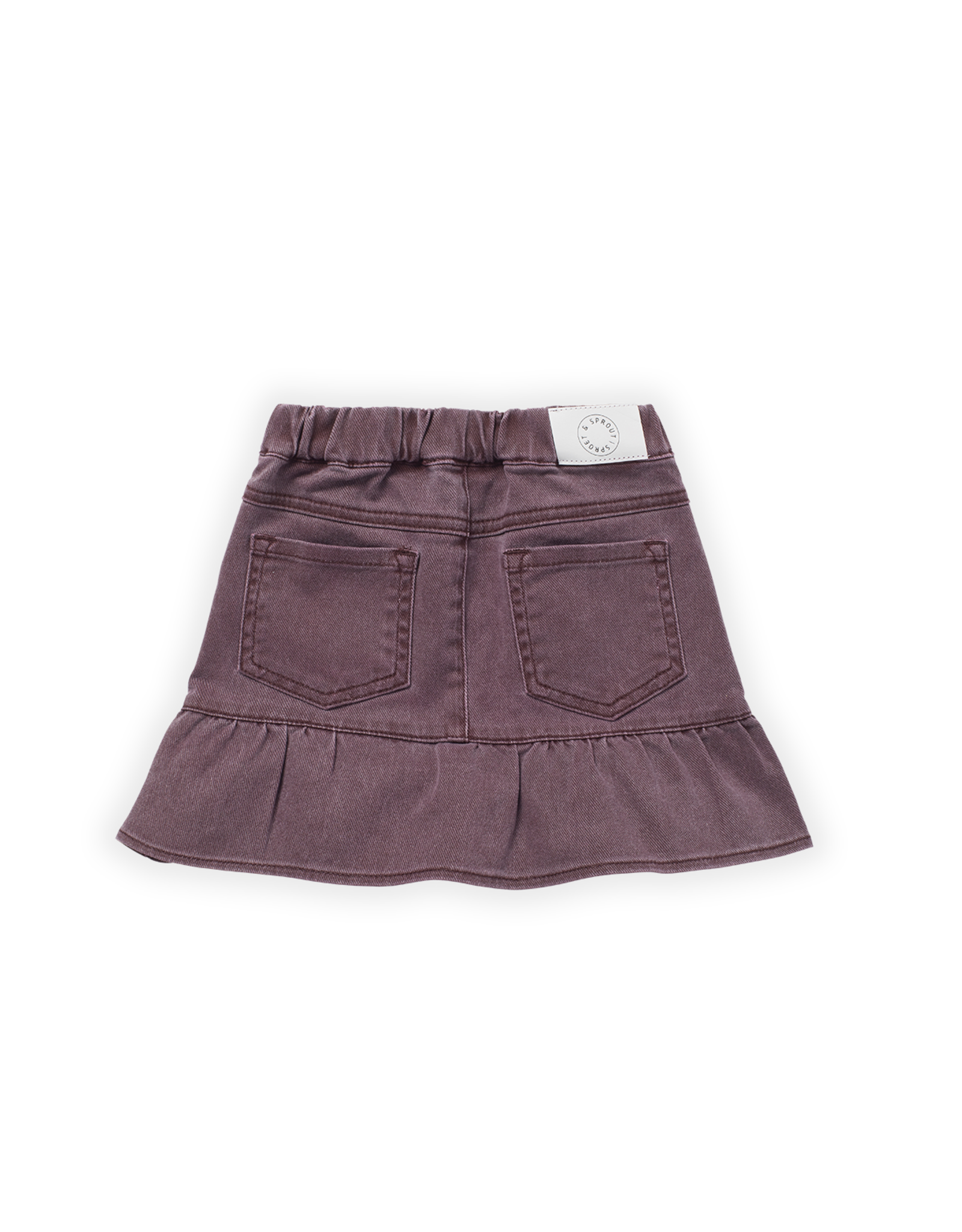 Sproet & Sprout Sproet & Sprout Demin Skirt Burgundy