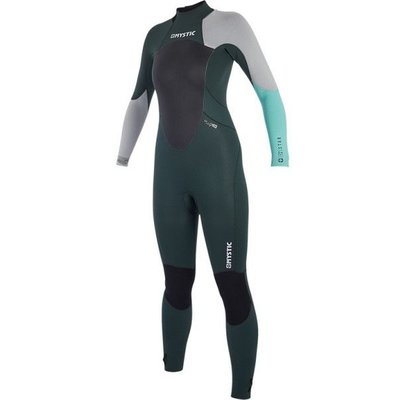 Mystic Mystic Star Fullsuit Women 5/4mm Bzip Teal Mystic Star Fullsuit Women 5/4mm Bzip Teal