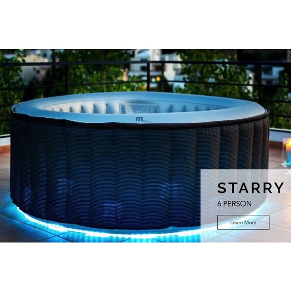 Mspa Mspa Starry Round Bubble Spa 6 persons