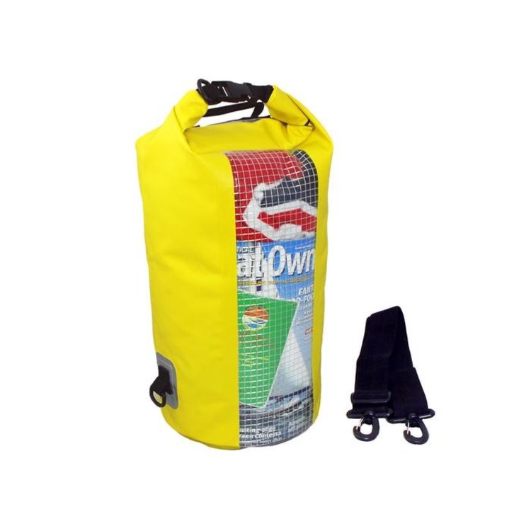 Overboard Overboard Dry tube with window 20 liter Yellow