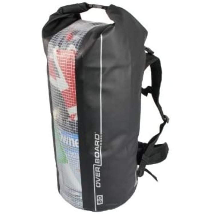 Overboard Overboard Backpack drytube with window 60L zwart