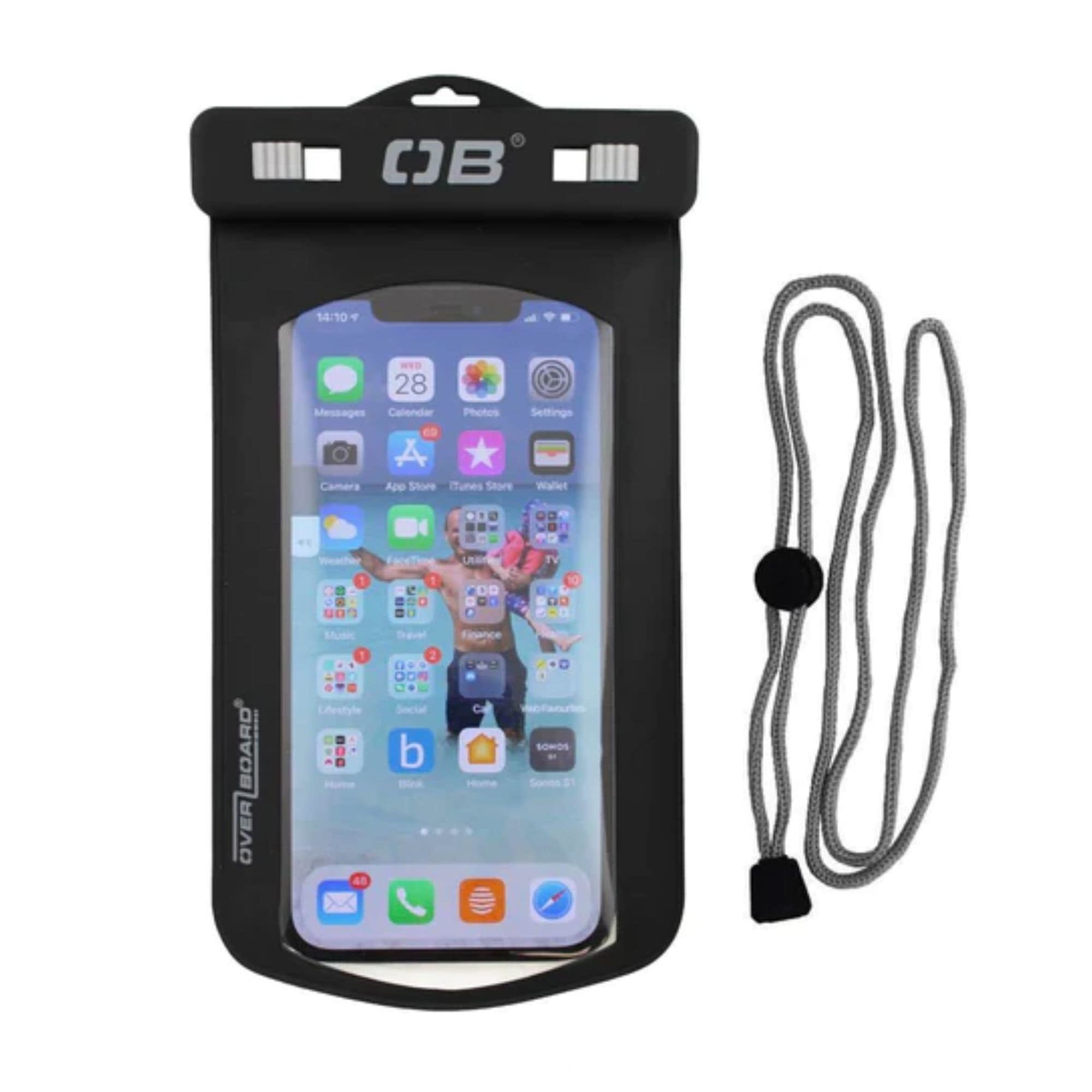 Overboard Waterproof phone case large black