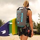 Overboard Overboard Waterproof Dry Ice Cooler Backpack Turquoise