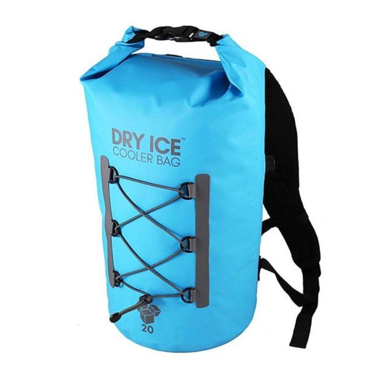 Overboard Overboard Waterproof Dry Ice Cooler Backpack Turquoise