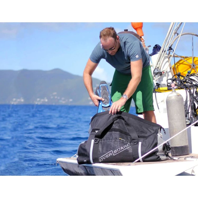 Overboard Overboard Waterdichte Roll top duffel bag  40 liter Zwart