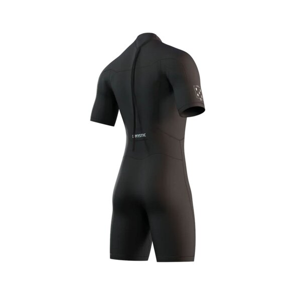 Mystic Mystic Brand Shorty 3/2mm Bzip Flatlock Black