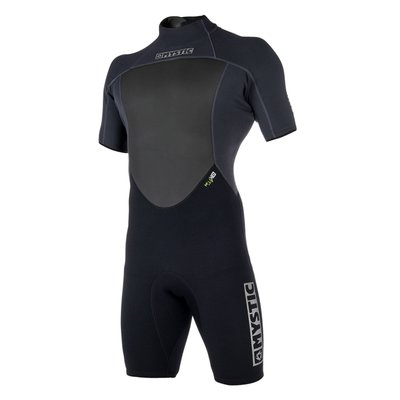 Mystic Brand Shorty 3/2mm Bzip Black