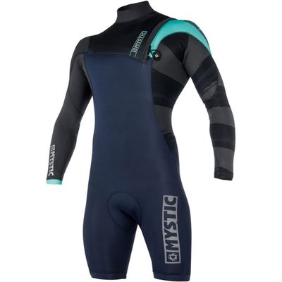 Mystic Majestic Longarm Shorty 3/2mm Zipfree Mint maat: M