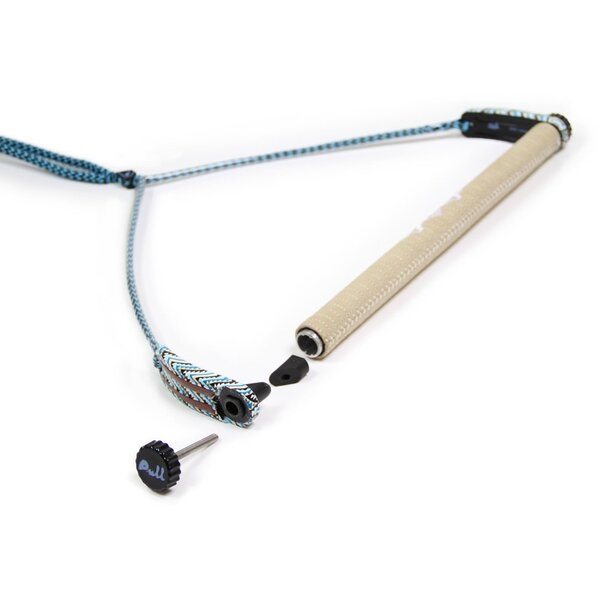 Pull Pull Lenok Handle with wrap Tan Vertical stitch Grip