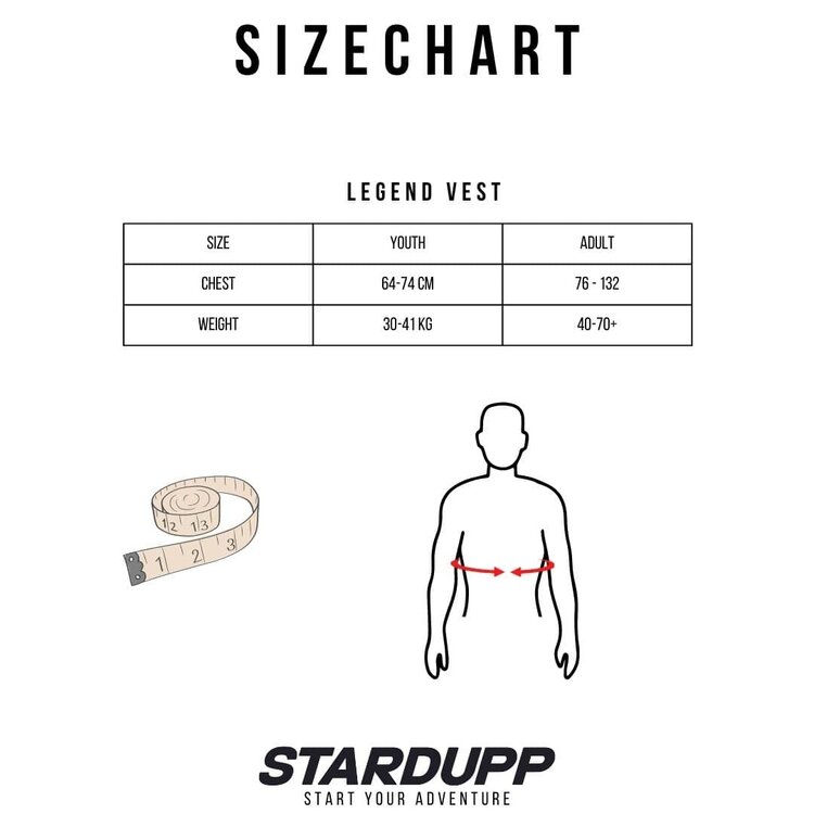 Stardupp Stardupp Legend Vest Youth Zwart