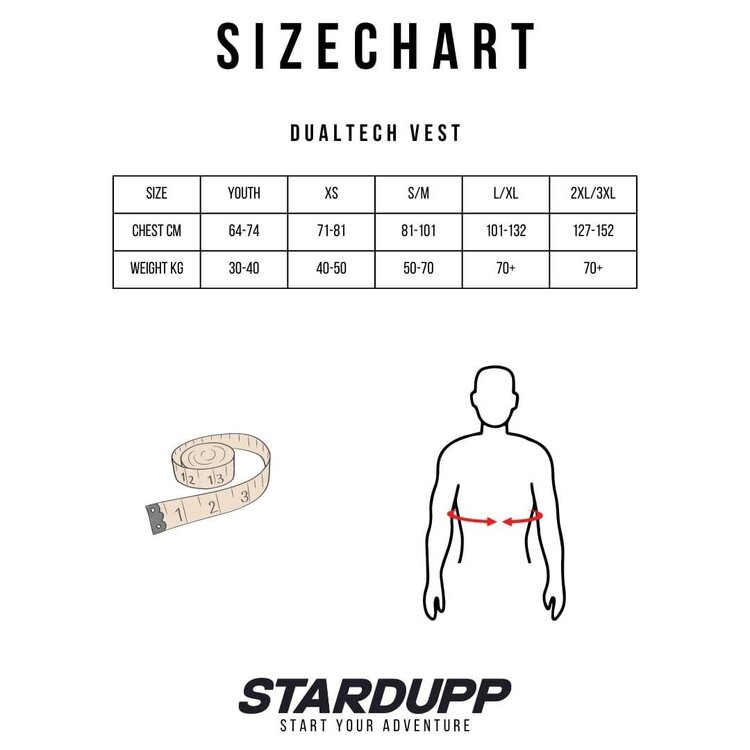 Stardupp Stardupp Dualtech Vest Wit