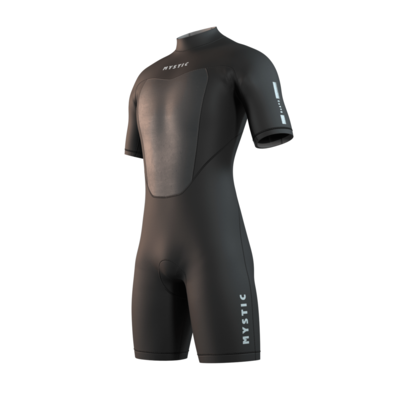 Mystic Brand Shorty 3/2mm Bzip Flatlock Black