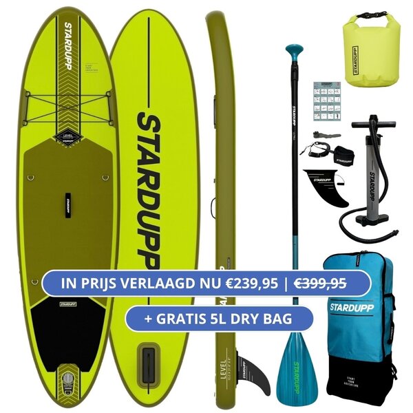 Stardupp Stardupp Level SUP Lime 10'0 Set