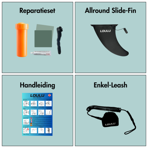 LOULU LOULU Olive Sup Board Kajak set compleet
