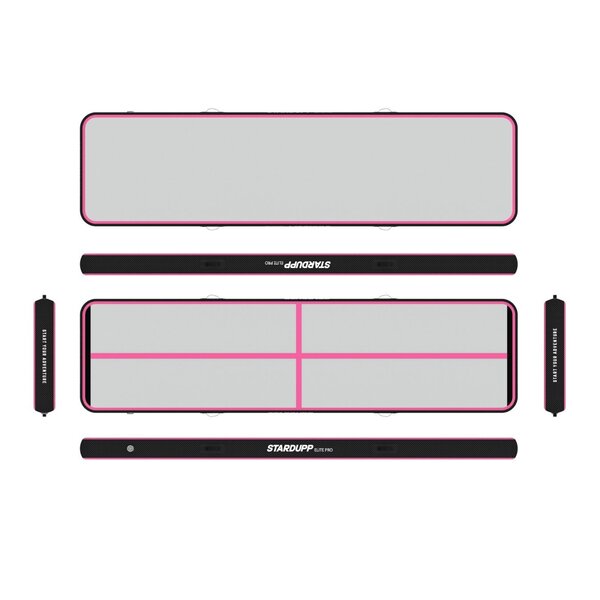 Stardupp Stardupp Elite Pro AirTrack Pink 4m 20cm