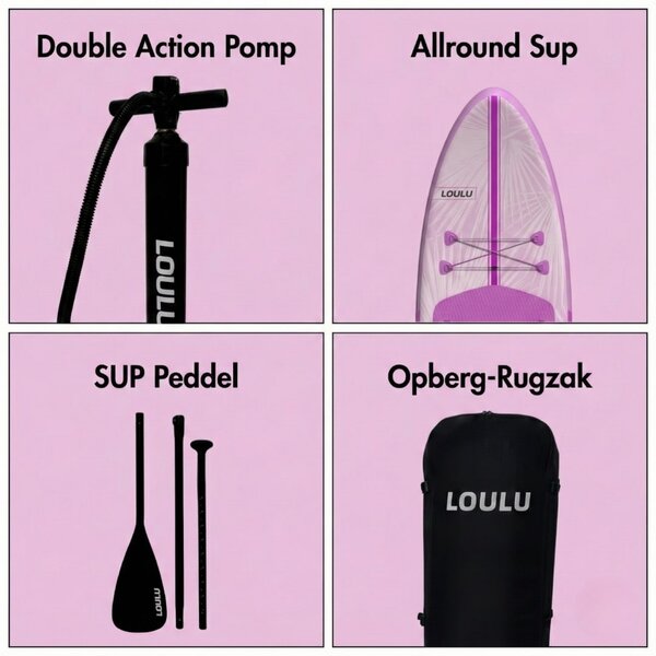 LOULU LOULU Rosa 10'4 Allround SUP Set