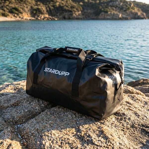 Stardupp Stardupp Waterproof Roll Duffel Bag 40L Black
