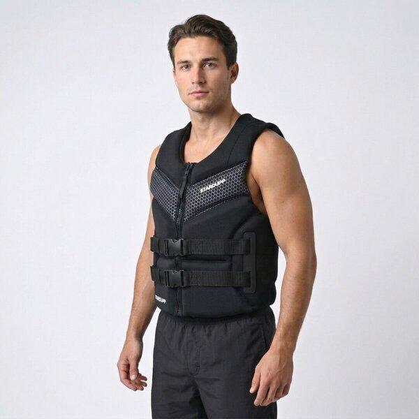 Stardupp IRON Neoprene Impact Vest Black Stardupp Stardupp IRON Neoprene Impact Vest Black