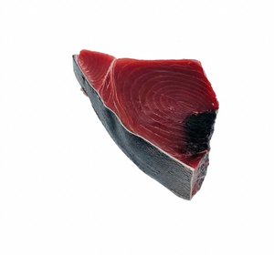 Yellow fin tonijn met vel 500 gr