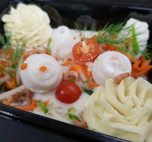 Tongrolletjes in wittewijnsaus 1 persoon