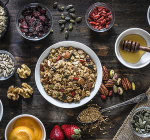 granen bij het ontbijt