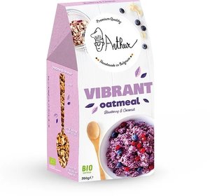 Blauwbessen Kokosnoot Havermout VIBRANT BIO 350gr