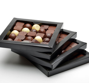 Pralines doos met 4 lagen