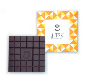 Tablet Pure Chocolade  Met karamel en zeezout.