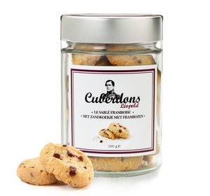 Frambozen Zandkoekjes (15 stuks)