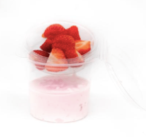 Aardbeikwark met aardbeien 275gr