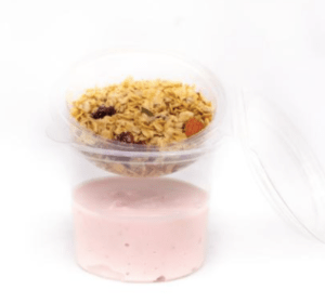 Aardbeikwark met granola 275gr