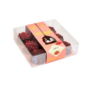 Melo-Cake Donkere Chocolade & Frambozen  85gr