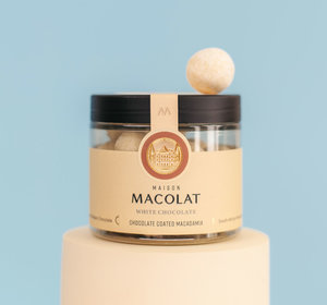 LIMITED EDITION: Macolat White Chocolate Coated 100gr