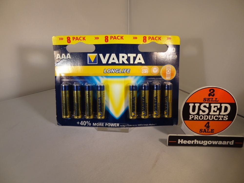 Varta AAA Longlife 8 Pack - Used Products Heerhugowaard