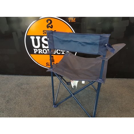 Camping stoel - blauw - in prima staat