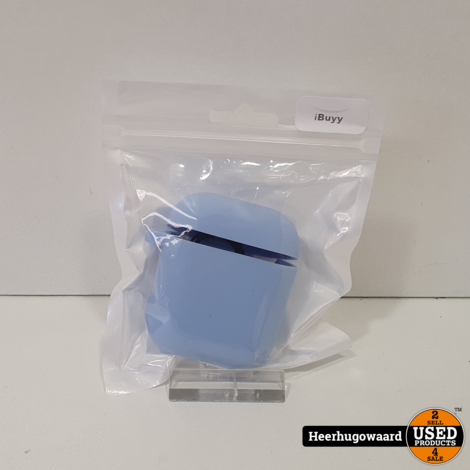 Silicone Hoesje voor Airpods 1/2 met Anti Lost Strap Diverse Kleuren Nieuw