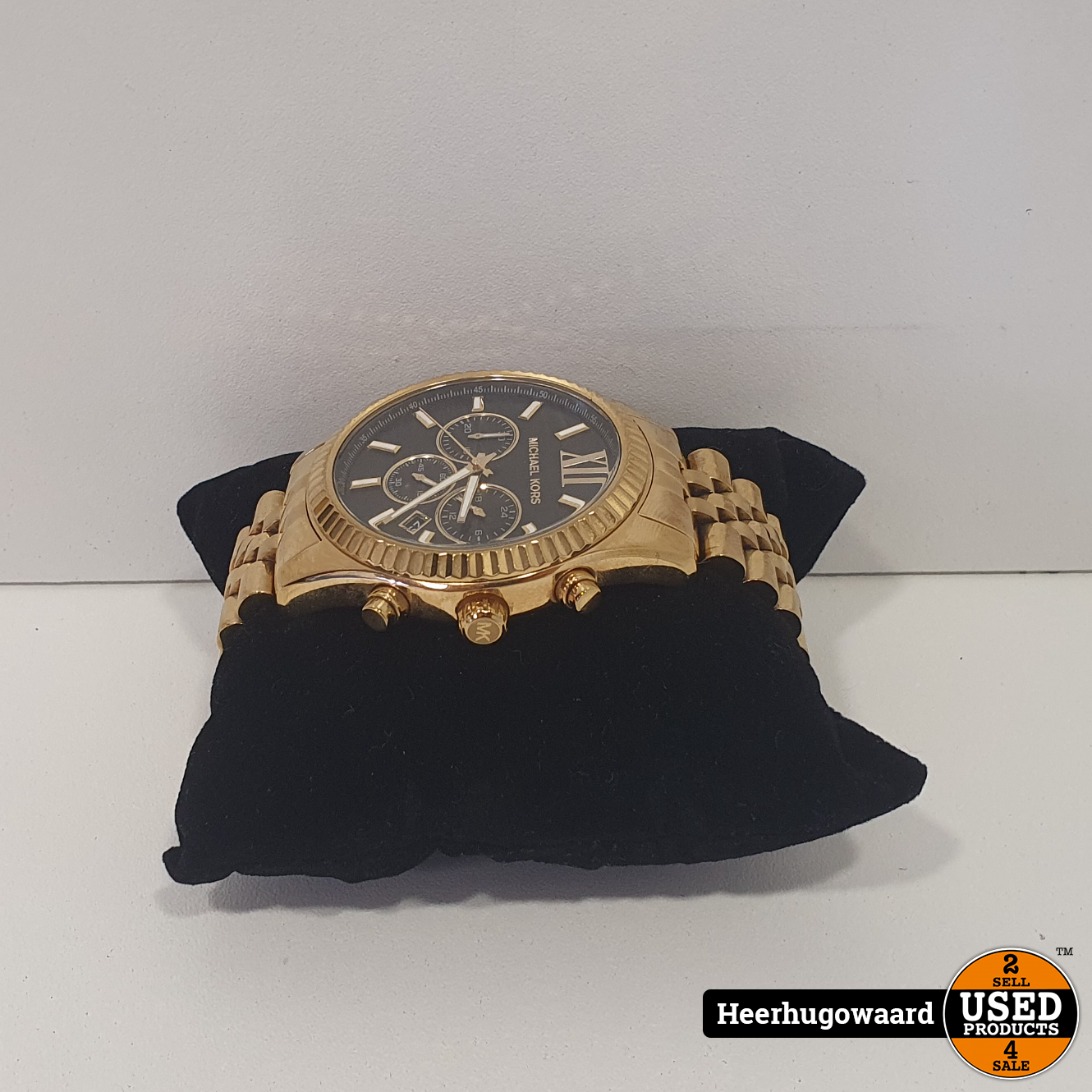 Michael Kors MK8286 Horloge Goud in Nette Staat - Used Products  Heerhugowaard