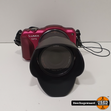 Panasonic Lumix GF5 DMC-GF5 Camera incl. 14-42mm Lens Compleet in Doos