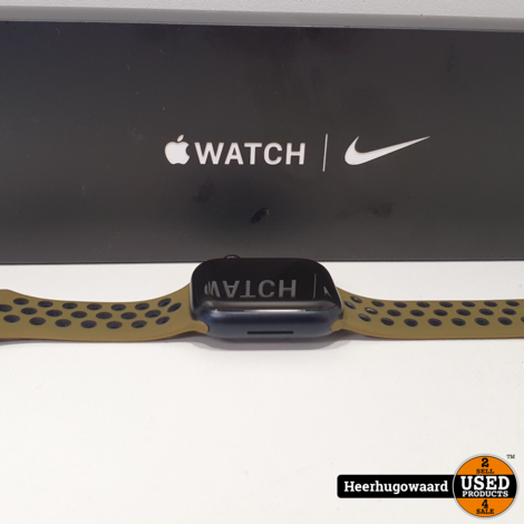 Apple Watch Series 7 Nike GPS 41mm Compleet in Nieuwstaat + 3 Bandjes