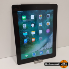 iPad 4 16GB Silver WiFi + 4G in Nette Staat met Nieuwe Accu