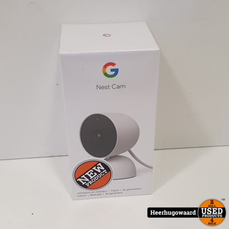 Google Nest Cam 2nd Gen Nieuw in Seal